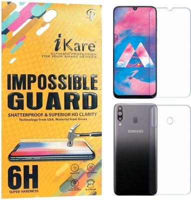 iKare Front and Back Screen Guard for Samsung Galaxy M30(Pack of 2)
