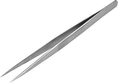 

WOWSOME 16.5 cm Long Tweezers Stainless Steel Pointed Tip Straight Tweezer