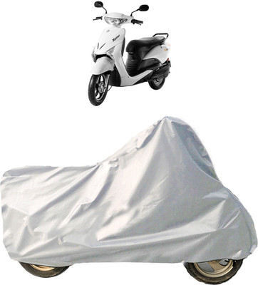 ACTOVISH Two Wheeler Cover for Indus(Yo Xplor, Silver)