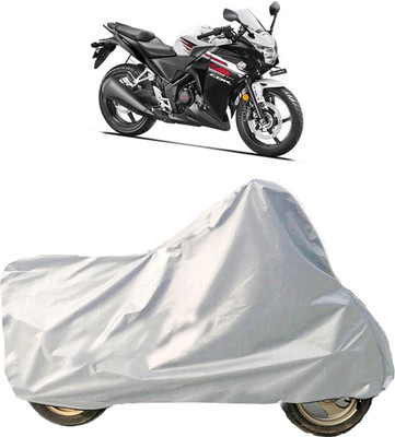 ACTOVISH Two Wheeler Cover for Universal For Bike(Silver)