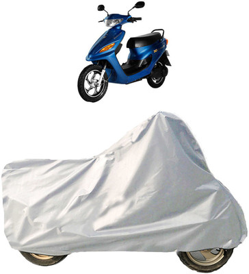 ACTOVISH Two Wheeler Cover for Indus(Yo Electron, Silver)
