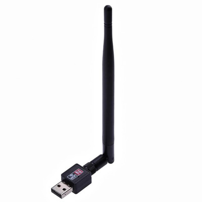 

LIFEMUSIC 900Mbps Dual Band USB WIFI Router Repeater 802.11a/b/g/n/ac Adapter Network with Antenna Windows USB Adapter(Black)