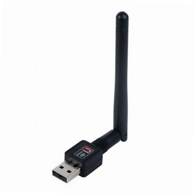 

CASADOMANI 600Mbps RTL8192 Wireless USB WiFi Adapter dongle with External Wifi Antenna for Android USB Adapter(Black)