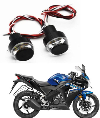RWT Motorcycle DRL/Turn Signal LED Light Blinker Indicator Handle Bar End-031 Indicator Light Motorbike LED for Honda (12 V, 18 W)(CBR 150R, Pack of 2)