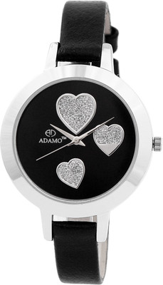 71% OFF on ADAMO Adele Designer wristwatch / watchs Scratch Resistant White Dial Round Shaped with Metal Strap Premium watch for Men and Boys Analog Watch - For Women