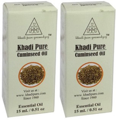 

Khadi Pure Herbal Cuminseed Essential Oil - 15ml (Set of 2)(30 ml)