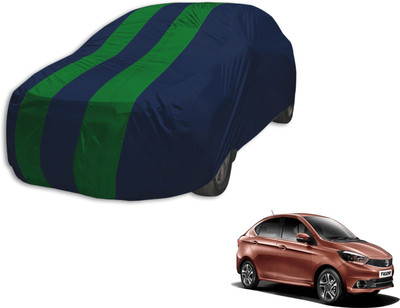 MOCKHE Car Cover For Tata Tigor (Without Mirror Pockets)(Blue, Green, For 2018 Models)