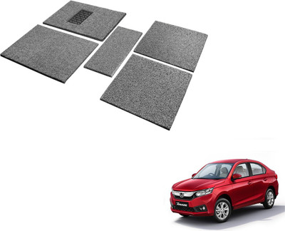 MOCKHE PVC (Polyvinyl Chloride), Plastic Standard Mat For  Honda Amaze(Black, Grey)