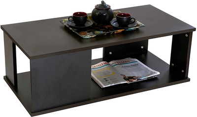 ComfyBean Engineered Wood Coffee Table(Finish Color - Dark Wenge)