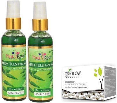 

Pink Root NEEM FACE WASH 2 PCS WITH PEARL BLEACH 50GM(Set of 3)