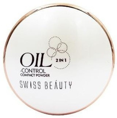 

Swiss Beauty Oil Control 2 in 1 Compact Powder Compact(Light Medium)