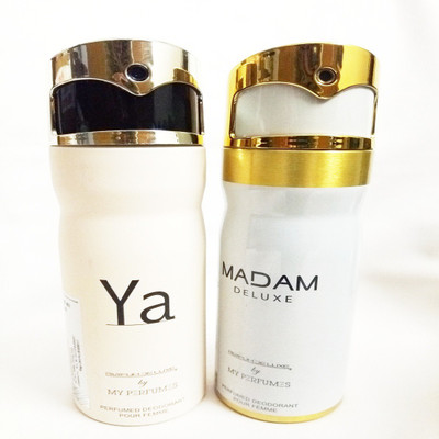 

PARFUMDELUXE YA AND MADAM DELUXE Deodorant Spray - For Women(400 ml, Pack of 2)