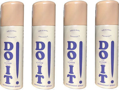

LOMANI DEO DO IT PACK OF 4 Body Spray - For Men & Women(200 ml, Pack of 4)