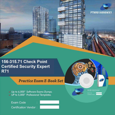 

PTNR01A998WXY 156-315.71 Check Point Certified Security Expert R71 Practice Exam E-Book Set(DVD)