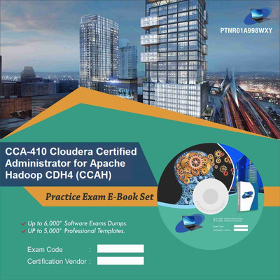 

PTNR01A998WXY CCA-410 Cloudera Certified Administrator for Apache Hadoop CDH4 (CCAH) Practice Exam E-Book Set(DVD)