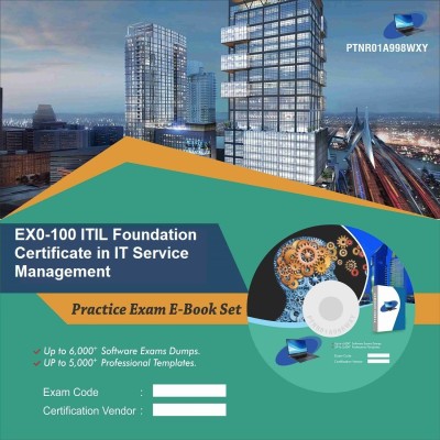 

PTNR01A998WXY EX0-100 ITIL Foundation Certificate in IT Service Management Practice Exam E-Book Set(DVD)