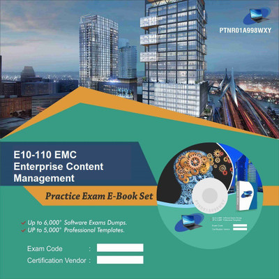 

PTNR01A998WXY E10-110 EMC Enterprise Content Management Practice Exam E-Book Set(DVD)