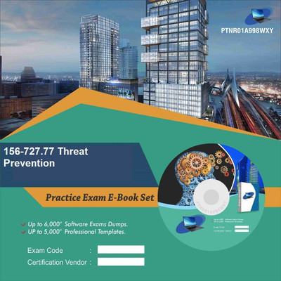 

PTNR01A998WXY 156-727.77 Threat Prevention Practice Exam E-Book Set(DVD)