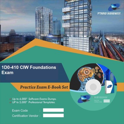 

PTNR01A998WXY 1D0-410 CIW Foundations Exam Practice Exam E-Book Set(DVD)