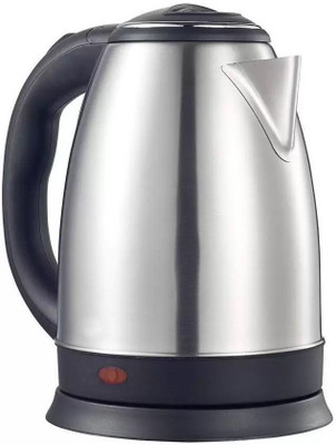 

Scarlet 8GW-Stainless Steel Quick Heating Tea - Water Boiler Heater Pot Electric Kettle (1.8, Silver) Electric Kettle(1.8 L, Silver, Black)
