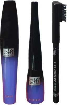 

Menow Liquid Eyelier Mascara & Eyebrow Pencil(Black)