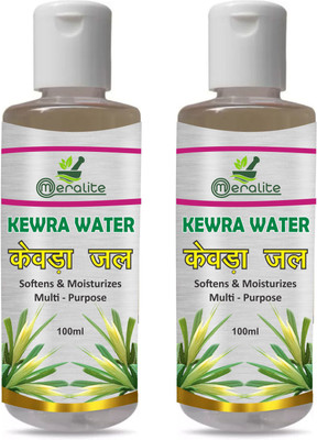 

Meralite Kewra Water (2 Pcs. 100ML) - Pure Natural & Undiluted(200 ml)