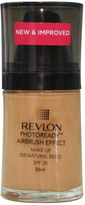 

Revlon Photo Ready Air Brush Effect Make Up SPF 20, Natural Beige, 30ml Foundation(Beige)