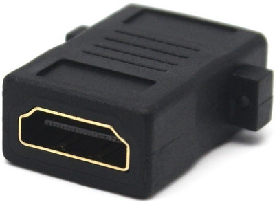 

Fangtooth HDMI Female to Female F/F Screw Lock Panel Mount Adapter Connector Extender Gaming Adapter(Black, For Xbox One, PS3, PS4, PC, X-box 360)