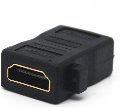 

Fangtooth HDMI Female to Female F/F Screw Lock Panel Mount Coupler Gender Changer Converter Extender Jointer Gaming Adapter(Black, For Xbox One, PS3, PS4, PC, X-box 360)
