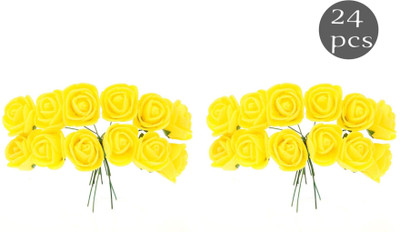 

BOXO Women's Hair Flower Pins Accessories Hair Pin(Yellow)