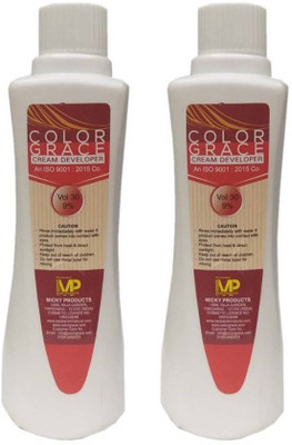 

COLORGRACE HAIR COLOR CREAM DEVELOPER VOL 30 9% PACK OF 2 Hair Color (FOR ALL COLOR) Hair Color(for all color use)