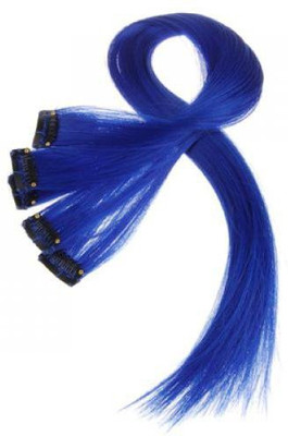 

Futurekart 5 Pcs Colored Clip-on In Extensions Straight Wigs pieces 25 Inch Long Hair Extension