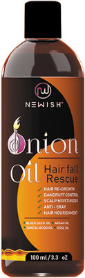 

Newish : Red Onion Oil for Hair Regrowth Bio Active Hair Oil Nourshing Hair Treatment With Real Onion Extract Intensive Hair Fall Dandruff Treatment Hair Oil(100 ml)