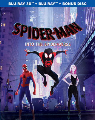 

Spider-Man: Into the Spider-Verse (Blu-ray 3D + Blu-ray + Bonus Disc) (3-Disc with Slipcase Packaging)(3D Blu-ray English)