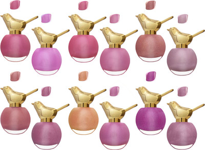 

HD Fashion Ellwin Nail Polish At Wholesale Price Multicolour(Pack of 12)