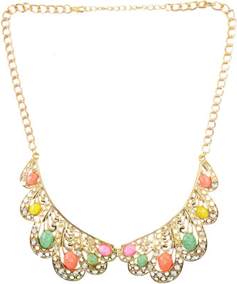 80% OFF on Diovanni Zinc, Alloy, Stone Necklace