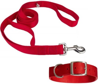 

S.Blaze GOOD QUALITY 1 INCH RED DESIGNED DOG COLLAR BELT, 1.5M-2M LENGTHY Dog Dog Collar & Leash(, MULTI COLOR