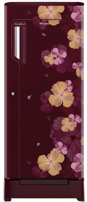 

Whirlpool 215 L Direct Cool Single Door 3 Star Refrigerator with Base Drawer(Wine Azalea, 230 IMFRESH ROY 3S)