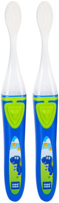 

MeeMee Kids Toothbrush with Lights (Blue) Pack of 2 Extra Soft Toothbrush(Pack of 2)