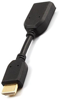 

Fangtooth TV-out Cable HDMI Extension Male to Female Cable 10 cm HDMI Cable(Black, For TV)
