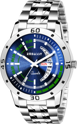 Embassy Day And Date Shaded Analog Watch - For Men