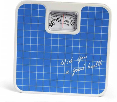 

Rorian Analog Weight Machine For Human Body With Capacity 120 Kg Mechanical Weighing Scale(Blue)