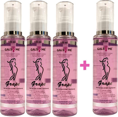 

GALSOME Grape Flavor Intimate Wash for Women with Silver (Buy 3 Get 1) Feminine Hygiene Care Intimate Wash(400 ml, Pack of 4)