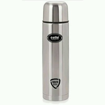 cello 1000 ml flipstyle water bottle stainless steel 1000 ml Flask(Pack of 1, Silver, Copper, Steel)