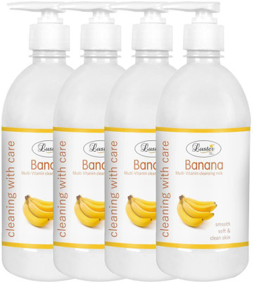 

Luster Banana Cleansing Milk (Pack of 4)(500 ml)
