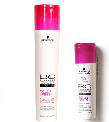 

Schwarzkopf BC Color Freeze Sulfate Free Hair Care Set of 2 (Shampoo+Conditioner)(Set of 2)