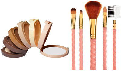 

RTB MARS CREAM CONTOUR CONCEALER 5 IN 1 WITH MAKEUP BRUSH SET OF 5(Set of 6)