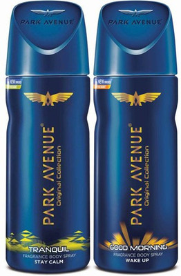 

Park Avenue Good Morning Tranquil Body Spray - For Men(300 ml, Pack of 2)