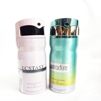 

PARFUMDELUXE ECSTASY AND PARADISE Deodorant Spray - For Women(400 ml, Pack of 2)