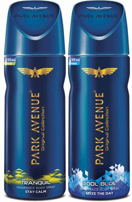 

Park Avenue Cool Blue Tranquil Body Spray - For Men(300 ml, Pack of 2)
